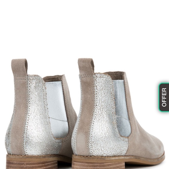 Toms Women's Ella Desert Taupe Suede boots - Picture 4 of 14